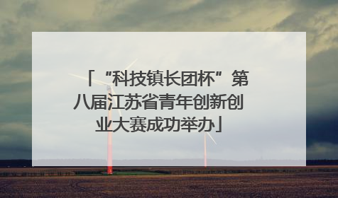 “科技镇长团杯”第八届江苏省青年创新创业大赛成功举办