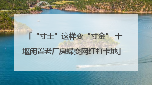 “寸土”这样变“寸金” 十堰闲置老厂房蝶变网红打卡地