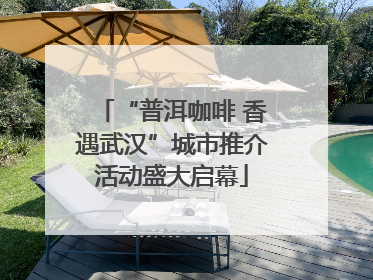 “普洱咖啡 香遇武汉”城市推介活动盛大启幕