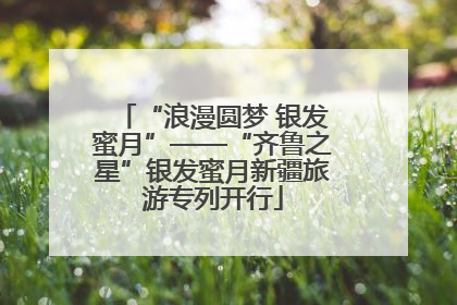 “浪漫圆梦 银发蜜月”——“齐鲁之星”银发蜜月新疆旅游专列开行