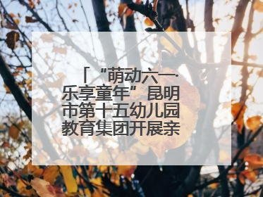 “萌动六一·乐享童年”昆明市第十五幼儿园教育集团开展亲子运动会闭幕