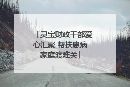 灵宝财政干部爱心汇聚 帮扶患病家庭渡难关