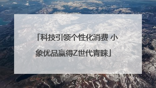 科技引领个性化消费 小象优品赢得Z世代青睐