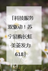 科技服务双驱动！苏宁易购长虹·美菱发力618