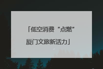 低空消费“点燃”厦门文旅新活力