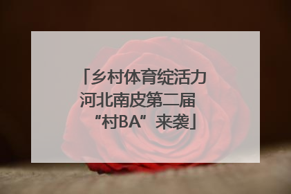 乡村体育绽活力 河北南皮第二届“村BA”来袭