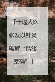 十堰人医张发以针灸破解“情绪密码”