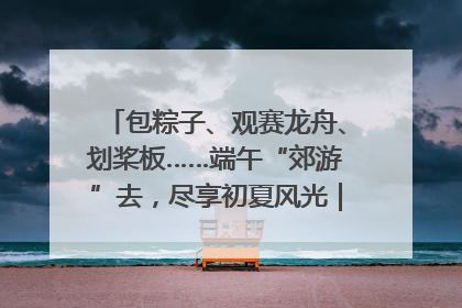 包粽子、观赛龙舟、划桨板……端午“郊游”去，尽享初夏风光｜端午氛围最浓时①