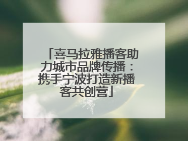 喜马拉雅播客助力城市品牌传播：携手宁波打造新播客共创营
