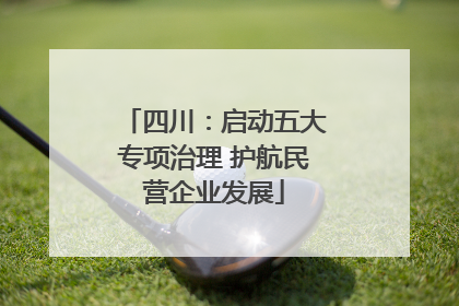 四川：启动五大专项治理 护航民营企业发展