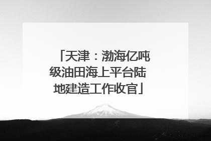 天津：渤海亿吨级油田海上平台陆地建造工作收官