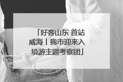 好客山东 首站威海丨我市迎来入境游主题考察团