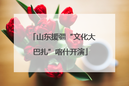 山东援疆“文化大巴扎”喀什开演