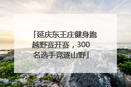 延庆东王庄健身跑越野赛开赛，300名选手竞逐山野