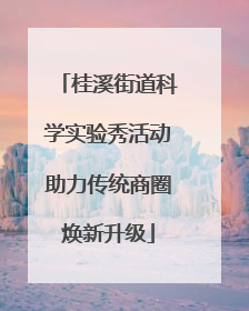 桂溪街道科学实验秀活动助力传统商圈焕新升级