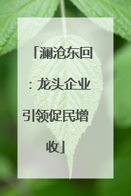 澜沧东回：龙头企业引领促民增收