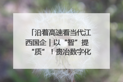沿着高速看当代江西国企｜以“智”提“质”！贵冶数字化转型迈出新步伐