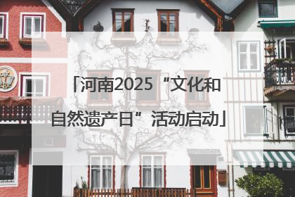 河南2025“文化和自然遗产日”活动启动