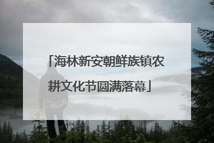 海林新安朝鲜族镇农耕文化节圆满落幕