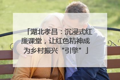 湖北孝昌：沉浸式红廉课堂，让红色精神成为乡村振兴“引擎”