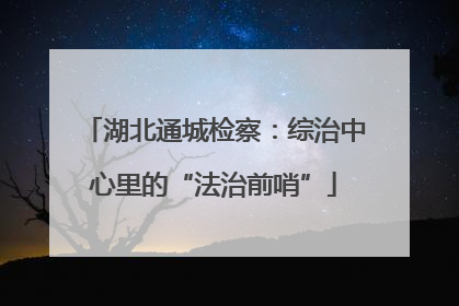湖北通城检察：综治中心里的“法治前哨”