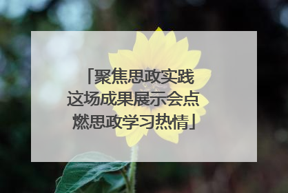 聚焦思政实践 这场成果展示会点燃思政学习热情