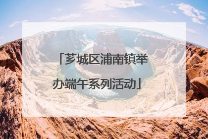 芗城区浦南镇举办端午系列活动