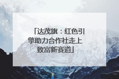 达茂旗：红色引擎助力合作社走上致富新赛道