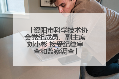 资阳市科学技术协会党组成员、副主席刘小彬 接受纪律审查和监察调查