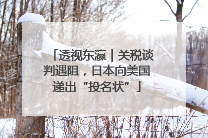 透视东瀛｜关税谈判遇阻，日本向美国递出“投名状”