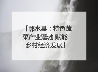 邻水县：特色蔬菜产业蓬勃 赋能乡村经济发展