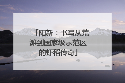 阳新：书写从荒滩到国家级示范区的虾稻传奇