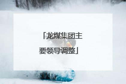 龙煤集团主要领导调整