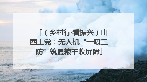 （乡村行·看振兴）山西上党：无人机“一喷三防”筑夏粮丰收屏障