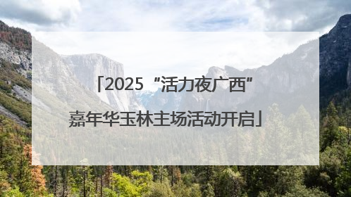 2025“活力夜广西”嘉年华玉林主场活动开启