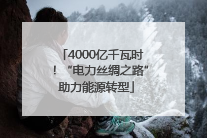 4000亿千瓦时！“电力丝绸之路”助力能源转型